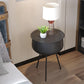 Iron Modern Night Table Round Metal Non-Storage Tablette de nuit avec les jambes