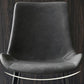 Modern Leather Restaurant Side Chair Solid Back Dining Chair (Set of 2) Clearhalo ' kitchen&dining_furn' 'Dining Chairs' 'Dining Tables & Seating' 'dining_chair' 'furn' 'furn_dining_chair' 'Furniture' 'furniture_dining_chair' 'Kitchen & Dining Furniture' 'kitchen' 1200x1200_a14f27e3-5048-4a72-9e0f-022423f87939