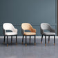 Silla de comedor de estilo contemporáneo silla de brazo con tapicería