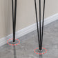 Wood Bar Dining Table Modern Rectangle Bar Table with 4 Legs Pedestal for Milk Tea Shop Clearhalo 'Bar Furniture' 'Bar Tables' 'bar_tables' 'furn' 'furn_bar_tables' 'Furniture' 'furniture_bar_tables' 'Kitchen & Dining Furniture' 1200x1200_a15024cb-4d26-452e-a508-bf16d17a9b4b
