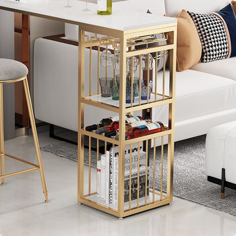 Iron and Marble Rectangular Table Modern Home Living Room Bar Table Clearhalo 'Bar Furniture' 'Bar Tables' 'bar_tables' 'furn' 'furn_bar_tables' 'Furniture' 'Kitchen & Dining Furniture' 1200x1200_a15038bb-0e0d-42a9-b1df-12d7f0fa3bd0