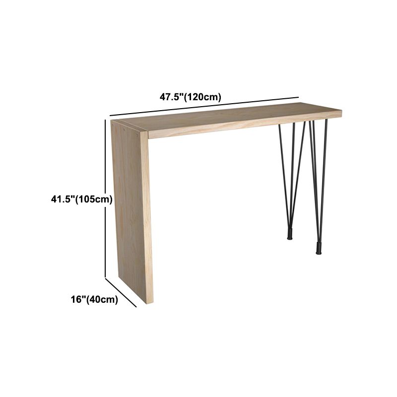 Modern Rectangular Pub Table Set 1/2/5 Pieces Wooden Counter Table Clearhalo 'Bar Furniture' 'furn' 'furn_home_bar_bar_sets' 'Furniture' 'Home Bars & Bar Sets' 'home_bar_bar_sets' 'Kitchen & Dining Furniture' 1200x1200_a152db81-74cf-4ef7-bb09-b933a48034dd