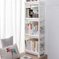 Contemporary Plastic Bookshelf Open Back Bookcase for Living Room