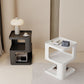 Ultra-Modern Side End Snack Table with Metal Shelves Bedroom Side Table Clearhalo 'Coffee & Accent Tables' 'End & Side Tables' 'end_side_tables' 'furn' 'furn_end_side_tables' 'Furniture' 'Living Room Furniture' 1200x1200_a15529ec-f08d-46d4-8f1c-a1ca7e732ad9
