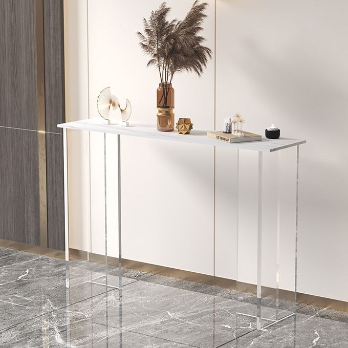 11.8" W Modern Console Accent Table Antique Finish Console Sofa Table Clearhalo 'Console Tables' 'console_tables' 'Entry & Mudroom Furniture' 'furn' 'furn_console_tables' 'Furniture' 1200x1200_a156b962-fdb5-488d-a6a6-3a6d68c59e43