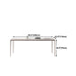 Sintered Stone Top Luxury White Table for Restaurant Rectangle Dining Table with 4 Legs Clearhalo 'Dining Tables & Seating' 'Dining Tables' 'dining_table' 'Furniture' 'furniture_dining_table' 'Kitchen & Dining Furniture' 1200x1200_a15baad9-ad13-47f0-a92f-ebc5f061b03f