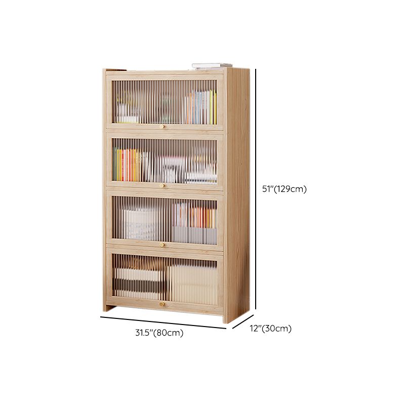 Contemporary Solid Wood Accent Cabinet Rectangle Storage Cabinet with Glass Top Clearhalo 'Cabinets & Chests' 'cabinets_chests' 'furn' 'furn_cabinets_chests' 'Furniture' 'Living Room Furniture' 1200x1200_a15cc987-c0a4-421e-a494-1f2fb7406c60