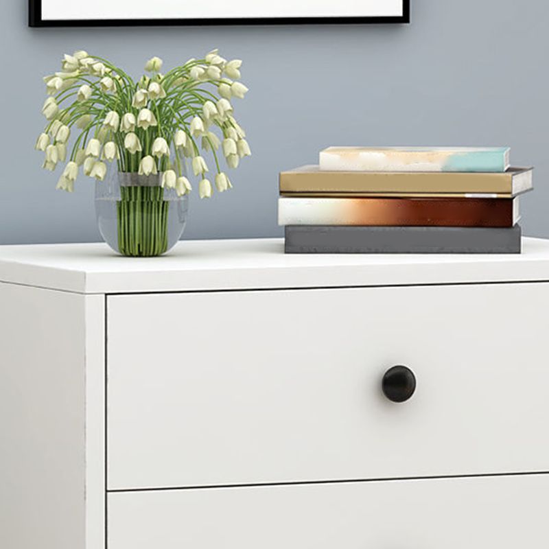 Cofre de almacenamiento de madera de dormitorio Contemporáneos verticales de color cerrado vertical con cajones