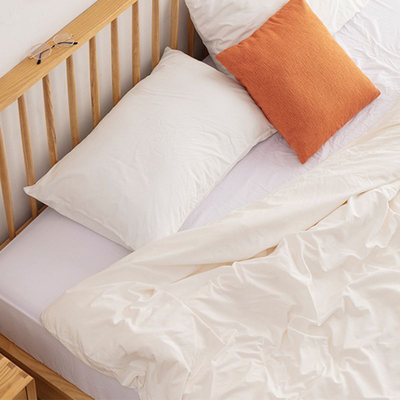 Letto a frammento aperto in legno massiccio letto standard di cenere contemporanea con gambe