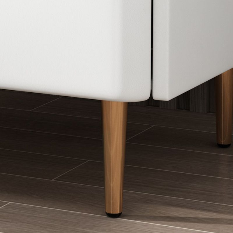 Cama de piedra mesita de noche de acento de glamour mesita de noche con cajones