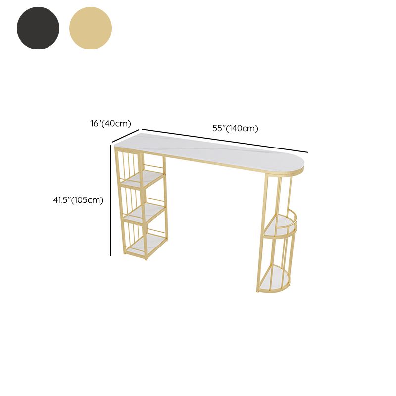 Contemporary Style 1/2/3 Pieces Specialty Stone Bar Table Set for Indoor