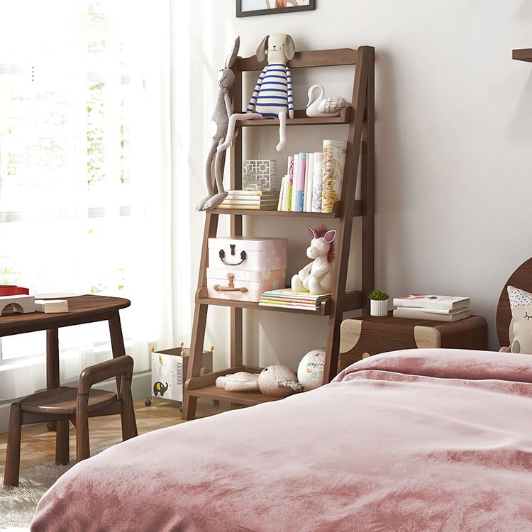 Modern Style Ladder Bookcase Open Back Solid Wood Bookshelf for Home Clearhalo 'Bookcases' 'furn' 'furn_bookcases' 'Furniture' 'furniture_bookcases' 'Office Furniture' 1200x1200_a165c146-afda-4328-9fd3-bca0f55aecfb