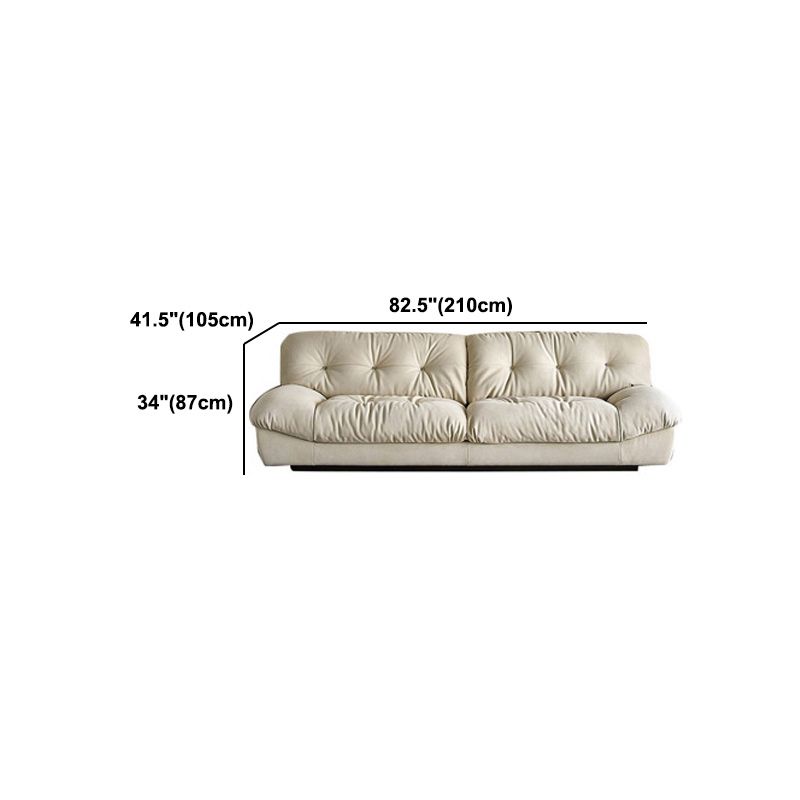 Sofá estándar con mechones 41.33 "D x 34.25" H Sofa sin brazo para sala de estar