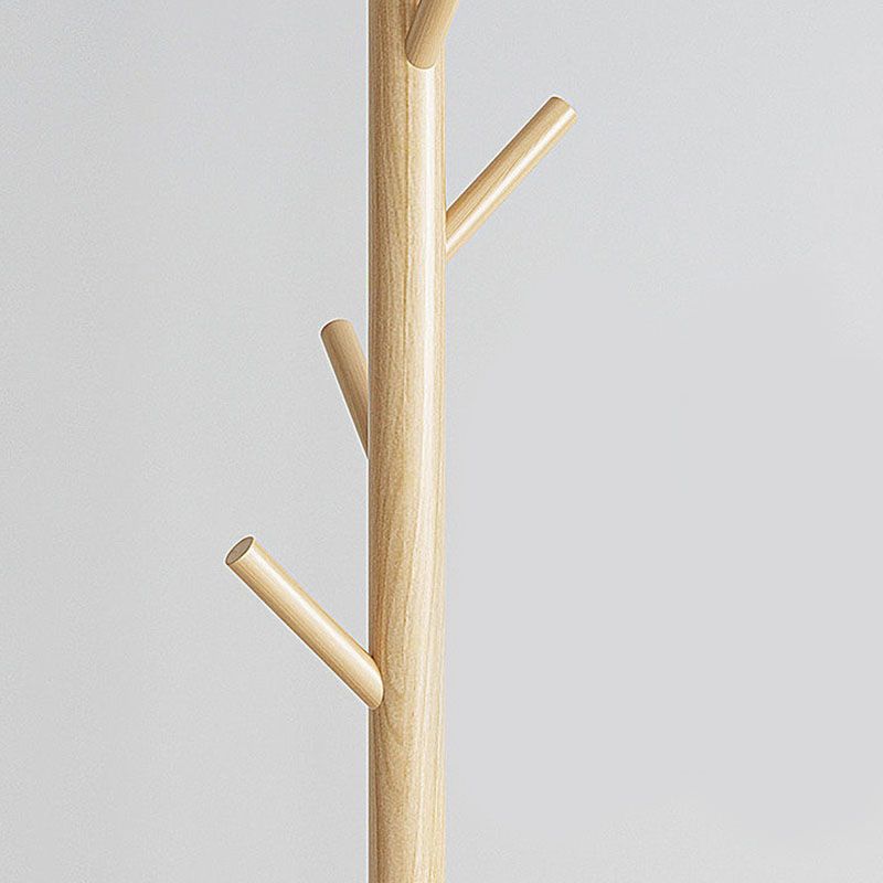 Modern Cheat Rack Free Stand Solid Wood Clother Hanger met jashaken