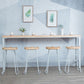 1/5 Pieces Industrial Rectangle Bar Table Set Wooden Counter Table with High Stools Clearhalo 'Bar Furniture' 'furn' 'furn_home_bar_bar_sets' 'Furniture' 'Home Bars & Bar Sets' 'home_bar_bar_sets' 'Kitchen & Dining Furniture' 1200x1200_a1704151-67c0-4117-8d31-a77d7aaeae09