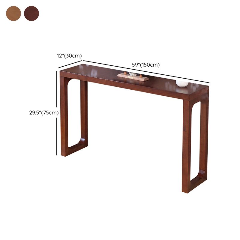 Moderne moderne rechthoekige console-accenttabel Antieke afwerking Console Sofa-tabel