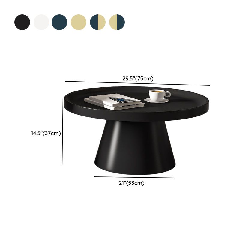 Metal Accent Side Table Table Pedestal Tray Top Side End Snack Table Clearhalo 'Coffee & Accent Tables' 'End & Side Tables' 'end_side_tables' 'furn' 'furn_end_side_tables' 'Furniture' 'Living Room Furniture' 1200x1200_a1741c31-c429-4b17-9b35-3aac7a2c2565