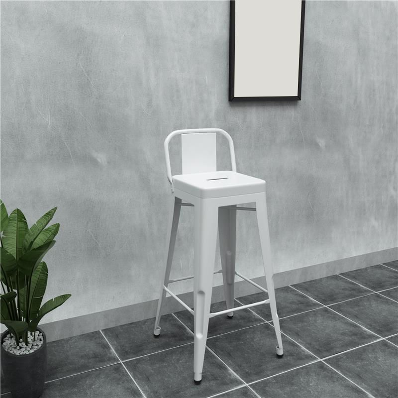 Metal Modern Indoor Bar Stool Footrest Low Back Counter Height Rectangular Stool Clearhalo 'Bar Furniture' 'Bar Stools' 'bar_stools' 'furn' 'furn_bar_stools' 'furniture_bar_stools' 'Kitchen & Dining Furniture' 'kitchen&dining_furn' 'kitchen' 'kitchen_furn' Furniture' 1200x1200_a1743507-a4ca-42d2-930b-f96c17c280d1