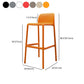 Modern Armless Backrest Counter Stool Plastic Bedroom Bar Stool with Plastic Seat Clearhalo 'Bar Furniture' 'Bar Stools' 'bar_stools' 'furn' 'furn_bar_stools' 'furniture_bar_stools' 'Kitchen & Dining Furniture' 'kitchen&dining_furn' 'kitchen' 'kitchen_furn' Furniture' 1200x1200_a1748c5a-6ed8-4c44-8947-f79ad94e8f79