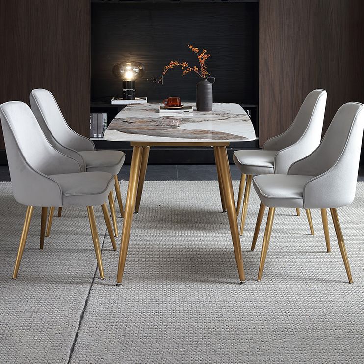 Rectangle Stone Dining Site Table Traditional Luxury Furniture with 4 Legs Clearhalo ' dining_table' 'Dining Tables & Seating' 'Dining Tables' 'furn' 'furn_dining_table' 'Furniture' 'furniture_dining_table' 'Kitchen & Dining Furniture' 'kitchen&dining_furn' 'kitchen' 'kitchen_dining_table' 1200x1200_a174b507-2af1-4ac5-9fbc-5c1c2b2f04a4