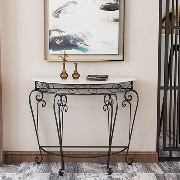 Tavolo di divano console in marmo moderno per la sala per la sala