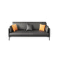 32.28" H Scandinavian Standard Square Arm Sofa with Pillow Back in Brown Finish Clearhalo 'furn' 'furn_sofas' 'Furniture' 'furniture_sofas' 'kitchen' 'kitchen_sofas' 'Living Room Furniture' 'Sofa' 'sofas' 1200x1200_a175dfef-df29-4f4d-9d08-4635786e3935