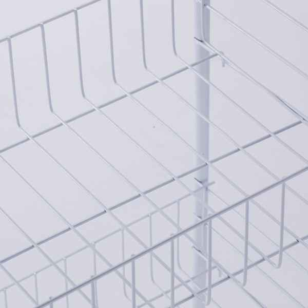 Contemporary Style Bookshelf with Casters White Book Shelf for Study Room Clearhalo 'Bookcases' 'furn' 'furn_bookcases' 'Furniture' 'furniture_bookcases' 'kitchen' 'kitchen_bookcases' 'Living Room Furniture' 'Office Furniture' 1200x1200_a176648b-9bdd-414b-8fae-22f8de9c4122