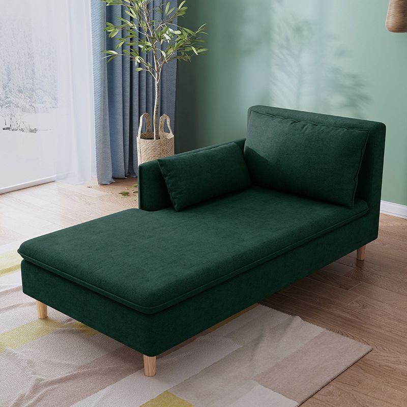 Modern Fabric Chaise Solid Wood Chaise Lounge Couch with One Armed Clearhalo 'Chairs & Seating' 'Chaise Lounge' 'chaise_lounge' 'furn' 'furn_chaise_lounge' 'Furniture' 'Living Room Furniture' 1200x1200_a17747b5-e287-41d1-9c96-34632139966e