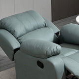 Tradizionale poltrone manuale in pelle 34,3 'sedia a base di reclinabile a base girevole