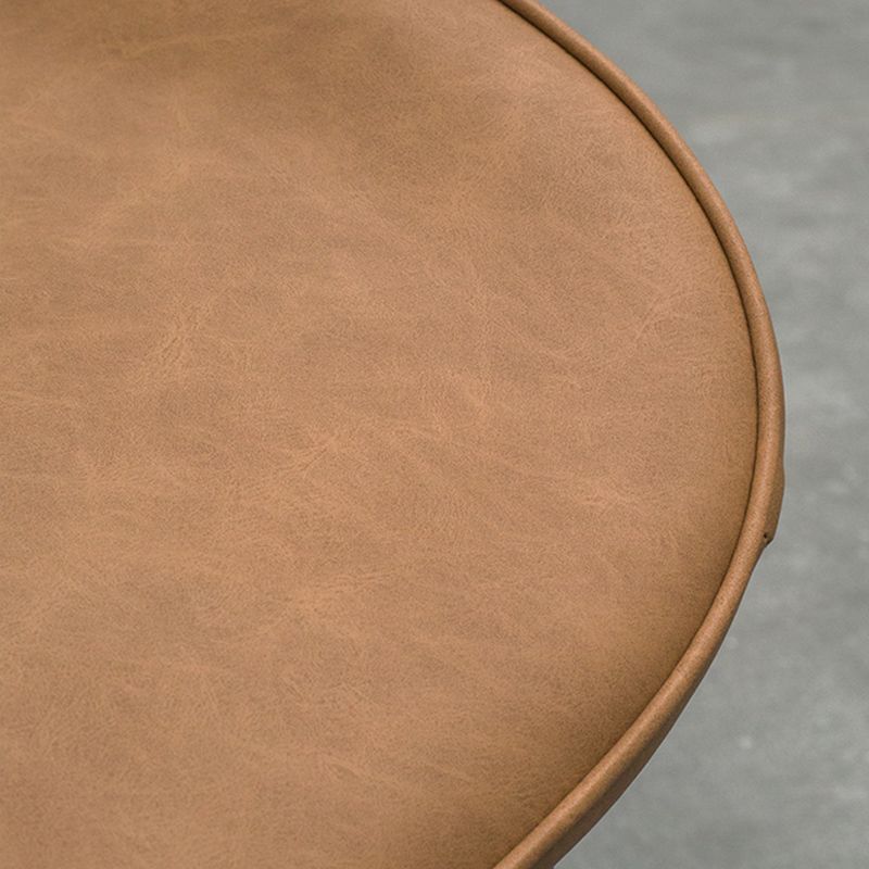 PU Leather Scandinavian Restaurant Side Chair Parsons Matte Finish Dining Chair Clearhalo ' kitchen&dining_furn' 'Dining Chairs' 'Dining Tables & Seating' 'dining_chair' 'furn' 'furn_dining_chair' 'Furniture' 'furniture_dining_chair' 'Kitchen & Dining Furniture' 'kitchen' 1200x1200_a17a6026-4472-4d8b-bb7d-c4767c970f2c