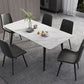 Modern Dinette Set with Solid Back Chairs 1/4/5/6/7 Pcs Stone Top Dining Table Set Clearhalo 'Dining Room Sets' 'Dining Tables & Seating' 'dining_room_set' 'furn' 'furn_dining_room_set' 'Furniture' 'Kitchen & Dining Furniture' 1200x1200_a17a6932-4c38-45ec-a7ff-3912af4ce92d
