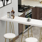 Traditionele luxe bartafelset 1/3/5-delige toonbankset met metalen voet