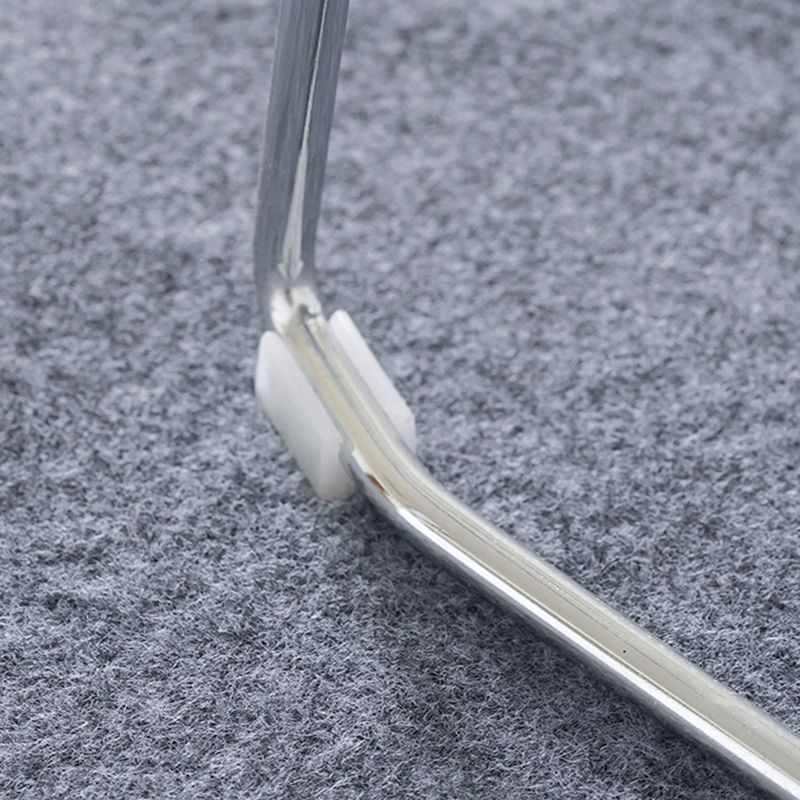 Chrome Metal Frame Modern Conference Chair Armless Computer Desk Chair Clearhalo 'furn' 'furn_office_chair' 'Furniture' 'Office Chairs' 'Office Furniture' 'office_chair' 1200x1200_a17e4321-2145-44b2-97e5-5051d8eef517