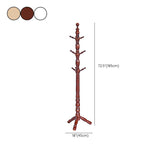 Moderne kledinghanger massief houtvrij sta -rek met jashaken