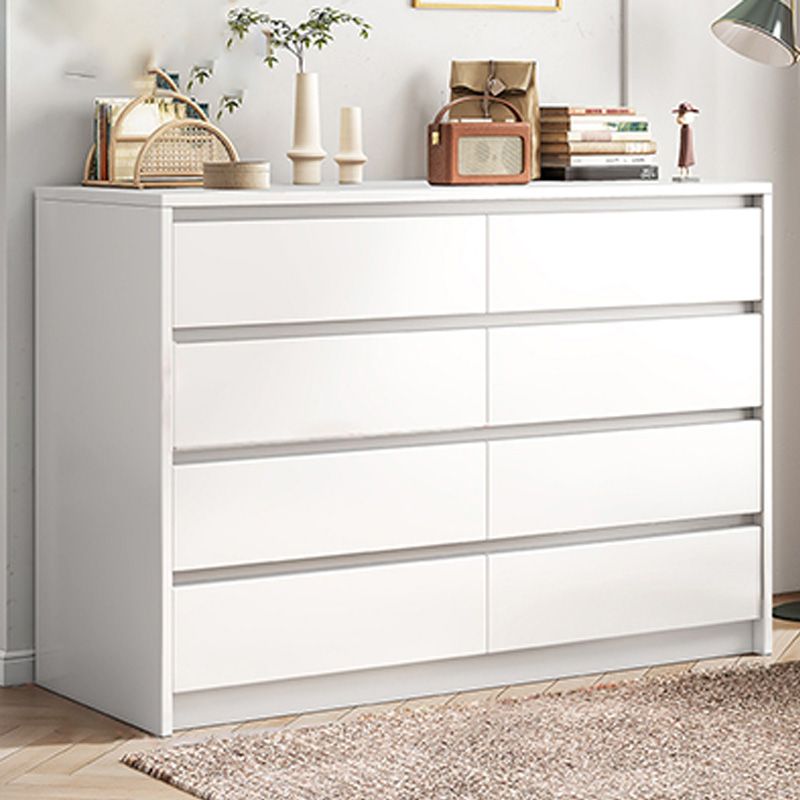 Dresse per il torace di stoccaggio in legno da 16 "D BEDE CAMPIO MODERNO MODERNO MODERNO IN BIANCO E CRORA