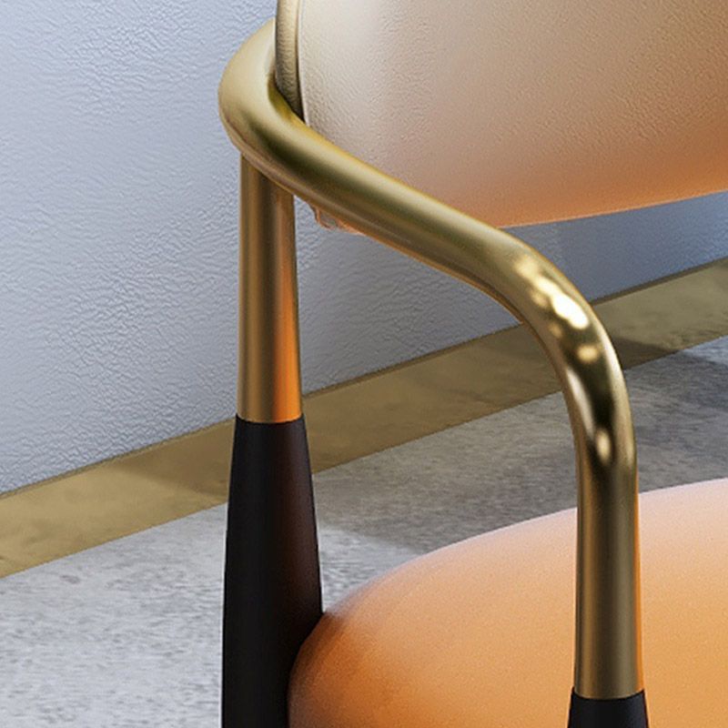 Faux Leather Dining Side Chair Open Back Dining Side Chair for Home Clearhalo 'Dining Chairs' 'Dining Tables & Seating' 'dining_chair' 'furn' 'furn_dining_chair' 'Furniture' 'Kitchen & Dining Furniture' 1200x1200_a182a8c0-a5ef-458e-8d3f-f2682be18930