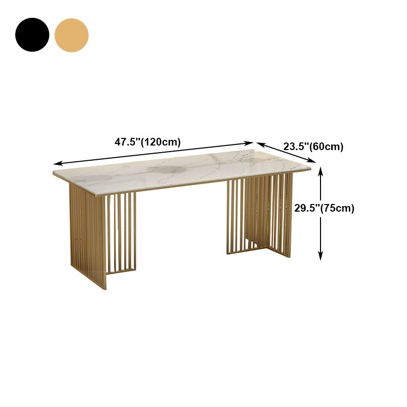 Luxury 1/5 Pieces Rectangle Dining Set Sintered Stone Dining Table with Leather Chairs Clearhalo 'Dining Room Sets' 'Dining Tables & Seating' 'dining_room_set' 'furn' 'furn_dining_room_set' 'Furniture' 'furniture_dining_room_set' 'Kitchen & Dining Furniture' 1200x1200_a183ebff-ed5b-409a-a5da-ab73e9edd313