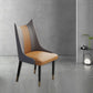 Nordic Style Leather Dining Chairs Armless Solid Back Chair for Home Clearhalo 'Dining Chairs' 'Dining Tables & Seating' 'dining_chair' 'furn' 'furn_dining_chair' 'Furniture' 'furniture_dining_chair' 'Kitchen & Dining Furniture' 1200x1200_a185a2e5-fee5-4729-9084-ccc4ba415fe3