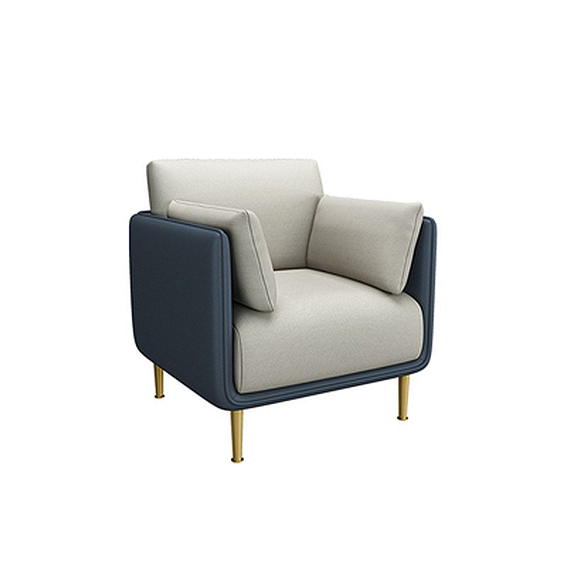 Contemporary Fabric Cushions Sofa 33.46"High Pillow Top Arm Sofa for Restaurant Clearhalo 'furn' 'furn_sofas' 'Furniture' 'furniture_sofas' 'kitchen' 'kitchen_sofas' 'Living Room Furniture' 'Sofa' 'sofas' 1200x1200_a1864cf4-9403-43ef-ac46-3d5922f546f6