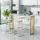 Glam Style Rectangle Bar Table Faux Marble Fixed Bar Height Table for Indoor Clearhalo 'Bar Furniture' 'Bar Tables' 'bar_tables' 'furn' 'furn_bar_tables' 'Furniture' 'Kitchen & Dining Furniture' 1200x1200_a18733c7-cc35-42cf-9731-da3558574b1d