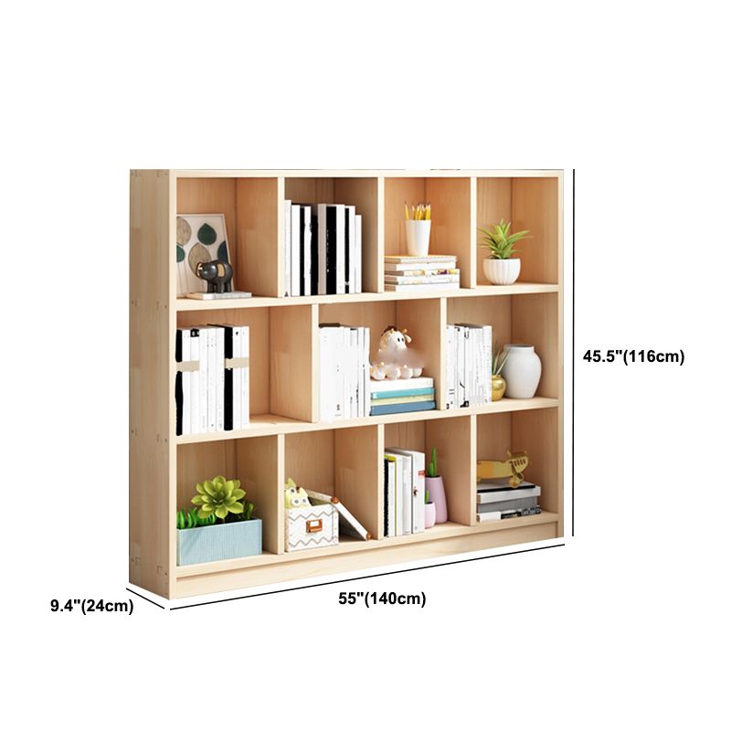 Contemporary Shelf Bookcase Wooden Closed Back Bookshelf for Home Clearhalo 'Bookcases' 'furn' 'furn_bookcases' 'Furniture' 'Office Furniture' 1200x1200_a1880804-0e0a-4047-87db-d33686b7274d