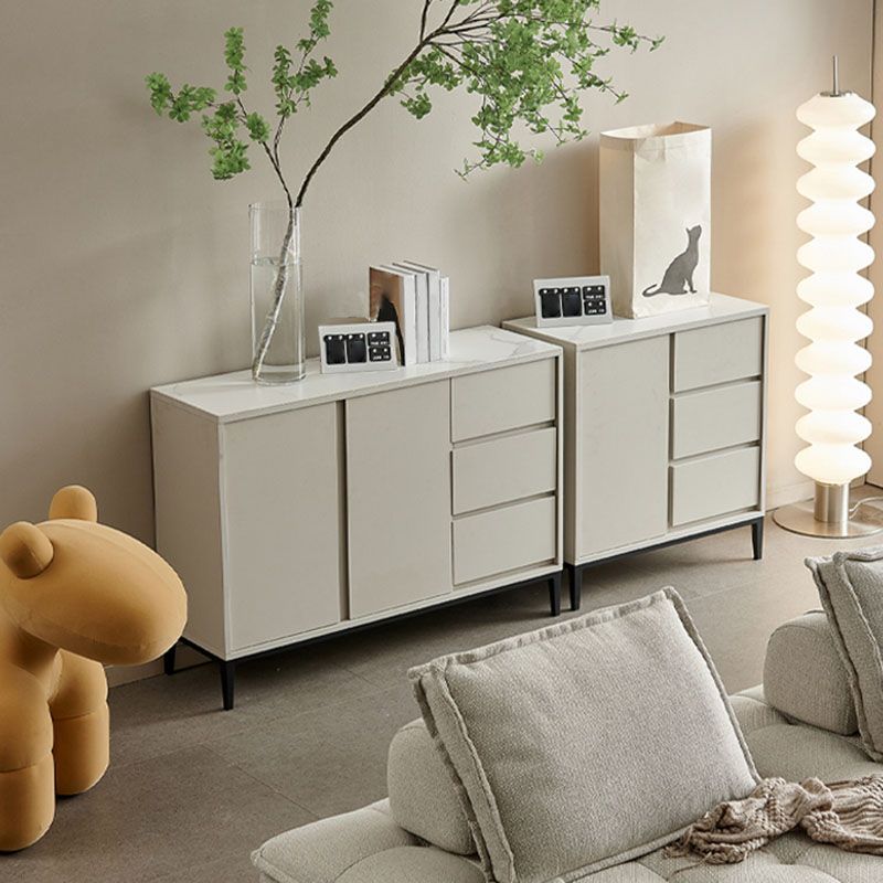 Sinterizzato Server Top Server Glam Sidetboard a buffet con porta e cassetto