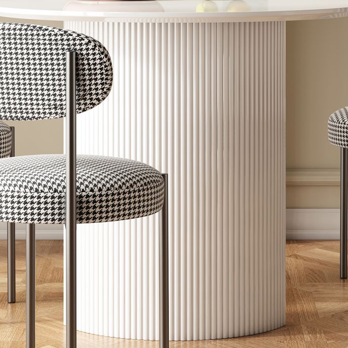 Contemporary White Standard Dining Table Kitchen Dining Table with Double Pedestal Bases Clearhalo ' dining_table' 'Dining Tables & Seating' 'Dining Tables' 'furn' 'furn_dining_table' 'Furniture' 'furniture_dining_table' 'Kitchen & Dining Furniture' 'kitchen&dining_furn' 'kitchen' 'kitchen_dining_table' 1200x1200_a18c9a9e-8f05-4668-a70b-6fe247dee3a6