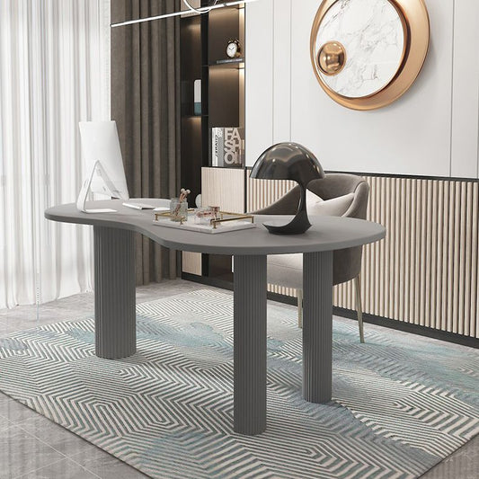 Eigentijdse schrijfbureau Home Pine Wood Office Desk met benen