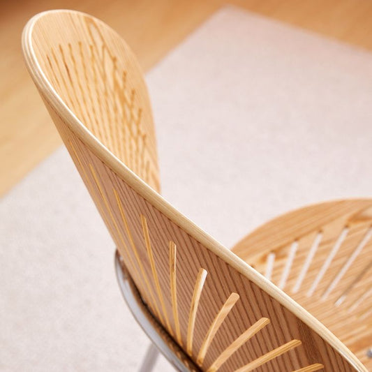 Modern Style Wooden Dining Chairs Open Back Dining Side Chairs with Metal Legs Clearhalo ' kitchen&dining_furn' 'Dining Chairs' 'Dining Tables & Seating' 'dining_chair' 'furn' 'furn_dining_chair' 'Furniture' 'furniture_dining_chair' 'Kitchen & Dining Furniture' 'kitchen' 1200x1200_a18e45e0-352a-407d-b0a1-7d588e4778a7