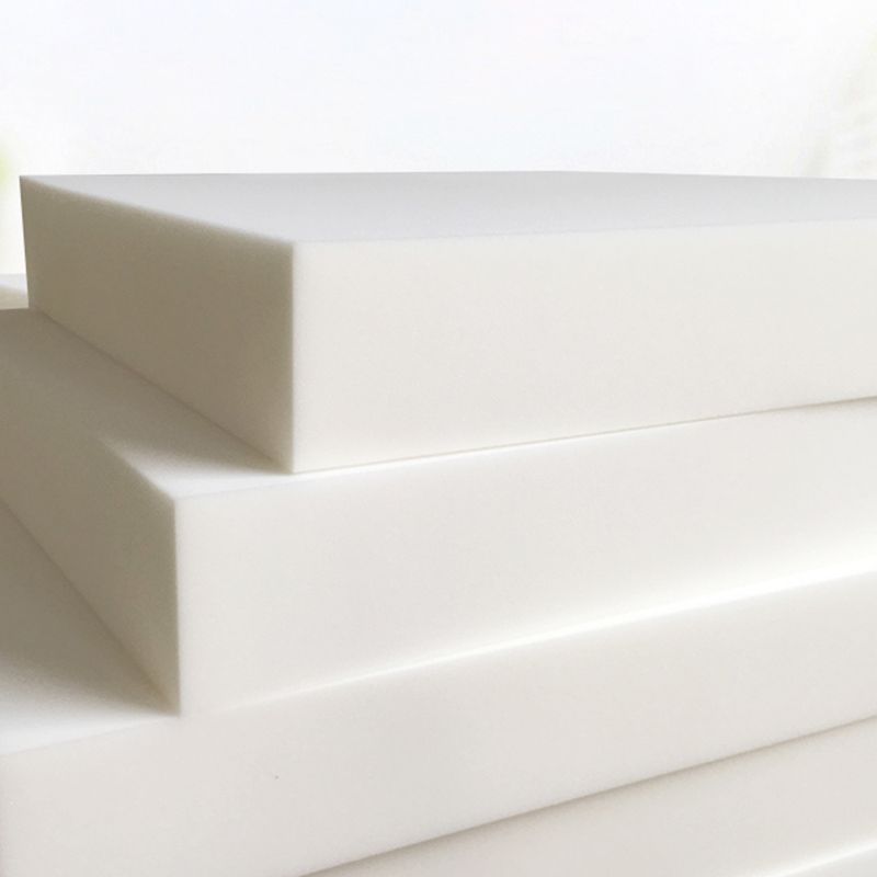 Camino de cama resistente a manchas de cuero sintética de brazo cuadrado contemporáneo