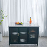 Tavolo da pranzo dell'isola da cucina Tavolo di preparazione con mobile in magazzino