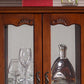 Traditional Rubberwood Display Stand Glass Doors Display Cabinet for Living Room Clearhalo 'Display & China Cabinets' 'display_china_cabinets' 'furn' 'furn_display_china_cabinets' 'Furniture' 'Kitchen & Dining Furniture' 1200x1200_a1930c4f-0e6a-4035-aed0-3ecad4dffc05