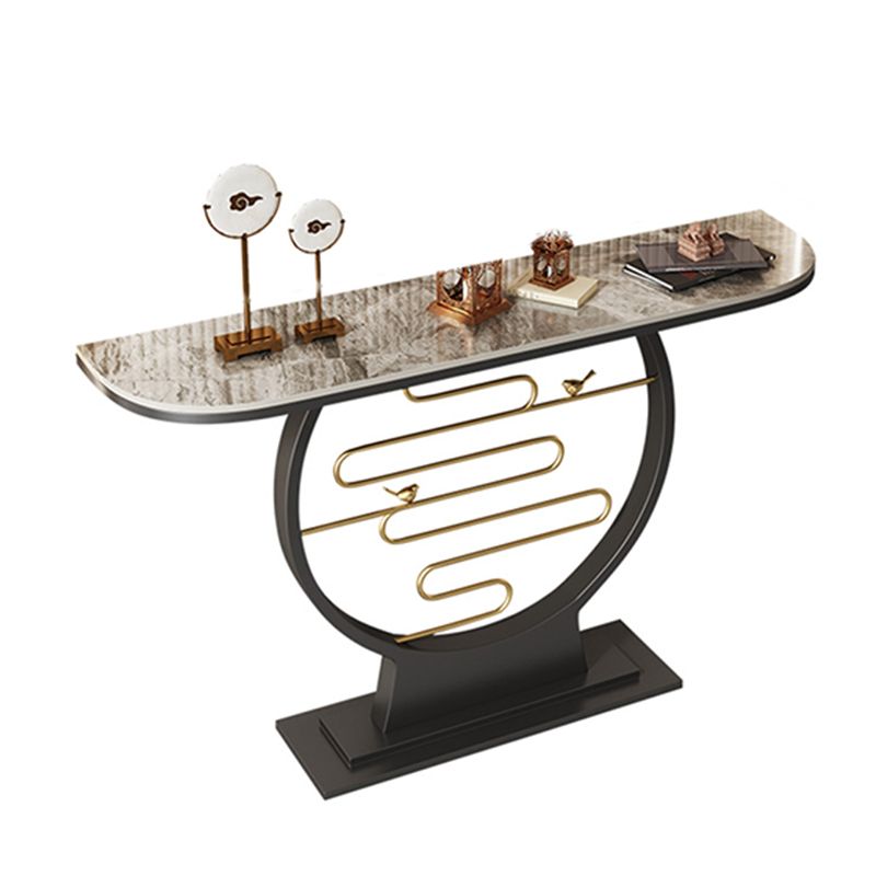 Tavolo da console moderna alta 31,5 pollici con 1 scaffale