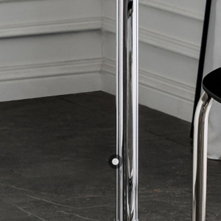 Tavolo da goccia di piedistallo contemporaneo tavolo laterale rotondo per soggiorno